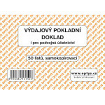 OP 1315 Výdajový pokladní doklad pro podvoj.účetnictví samopropisovací A6 50 listů