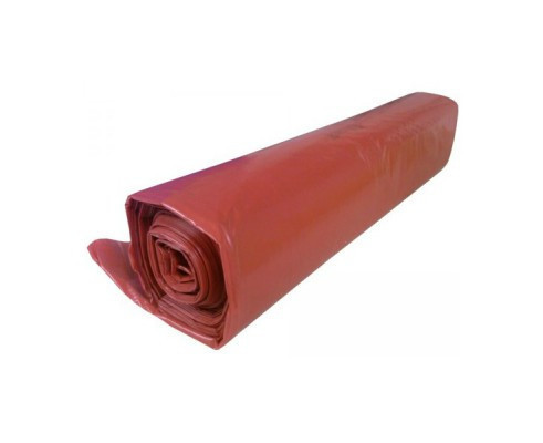 Pytel LDPE 70x110cm T80 červený 15ks/role