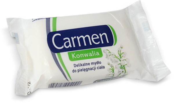 Tuhé mýdlo Carmen konvalinka 100g