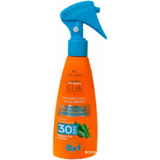 Belle Jardin SUN Water Voděodolné ochranné mléko na opalování SPF30 180ml