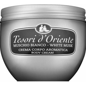 Tesori d'Oriente tělový krém Muschio Bianco White Musk, 300 ml