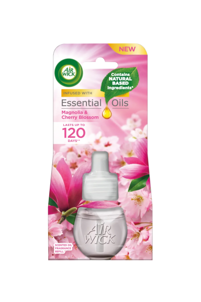 AIR WICK osvěžovač vzduchu 19ml elektrická náplň Růžový sladký hrášek (Pink Sweet Pea )