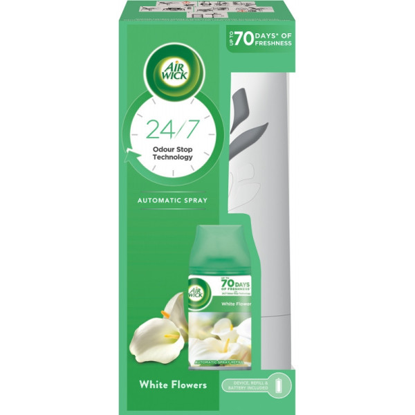 AIR WICK komplet FreshMatic Bílé Květy Frézie 250 ml