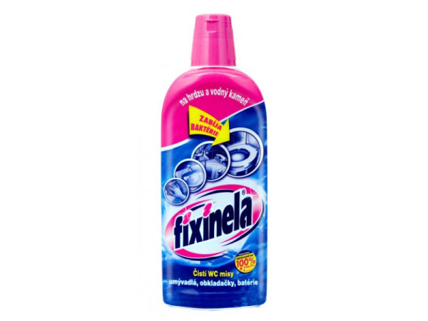 Fixinela 500 ml čistič na WC mísy, umyvadla, obkladačky