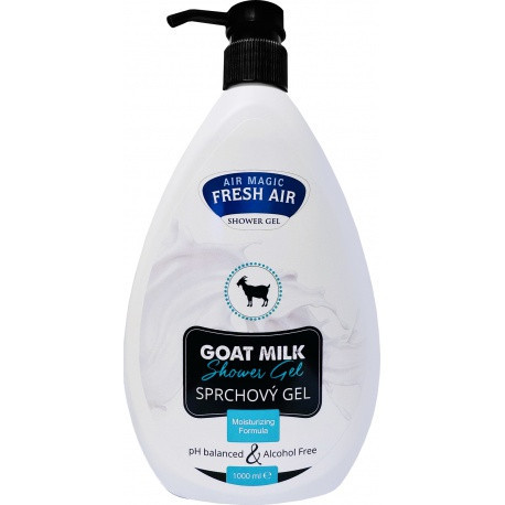 Fresh air sprchový gel - Kozí mléko Goat Milk, 1l