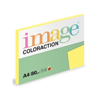 Barevný papír IMAGE Coloraction - ZG34 citrónově žlutá  A4, 80g, 100 listů