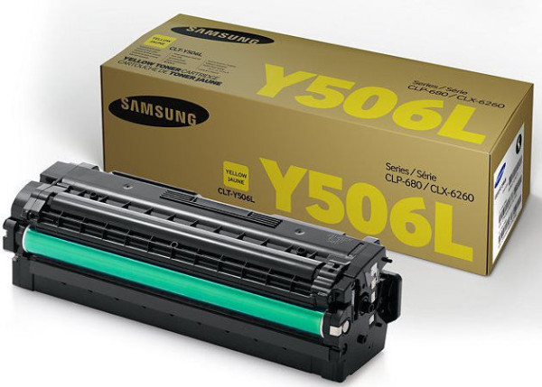 Samsung originální toner CLT-Y506L yellow pro CLP-680, CLX 6260, 3500str.