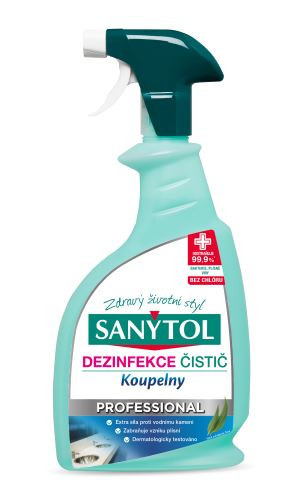 Sanytol dezinfekční čištič koupelny vůně eukalyptus 750ml