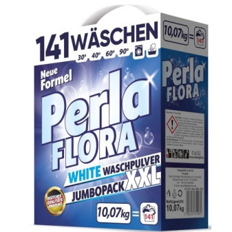 Německý prací prášek Perla Flora White 10,07 kg