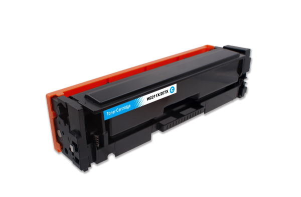 Alternativa Color X HP 207X W2211X Cyan - kompatibilní modrý toner 2 450 stra.  Bez čipu